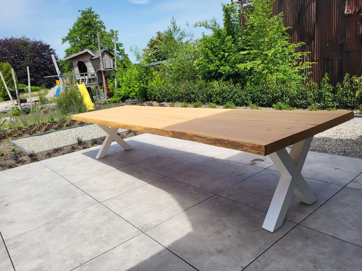 Gartentisch Baumstamm, Ansicht 3
