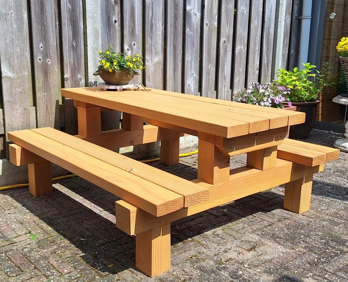 Kinder-Picknicktisch massiv, Ansicht 4